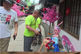 外拍崩坏八重樱COS~挺辛苦但是很快乐~