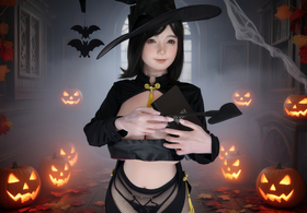 [萤火日记160MAX千岛]一定是中了恋爱魔咒，我的小千岛女巫不可能这么可爱！万圣节特辑