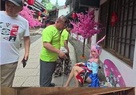 外拍崩坏八重樱COS~挺辛苦但是很快乐~