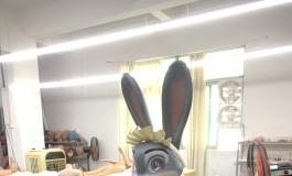 120cm硅胶兔娃娃