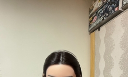 黑色鱗紋洋裝+情趣束身帶