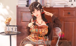 2.0软头带口腔通道 可动下巴145全硅胶艾琳 秋日定制妆容