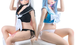 Butterflydoll   蝴蝶  132 CM 可爱 的两小只捏 肉肉的小肚子