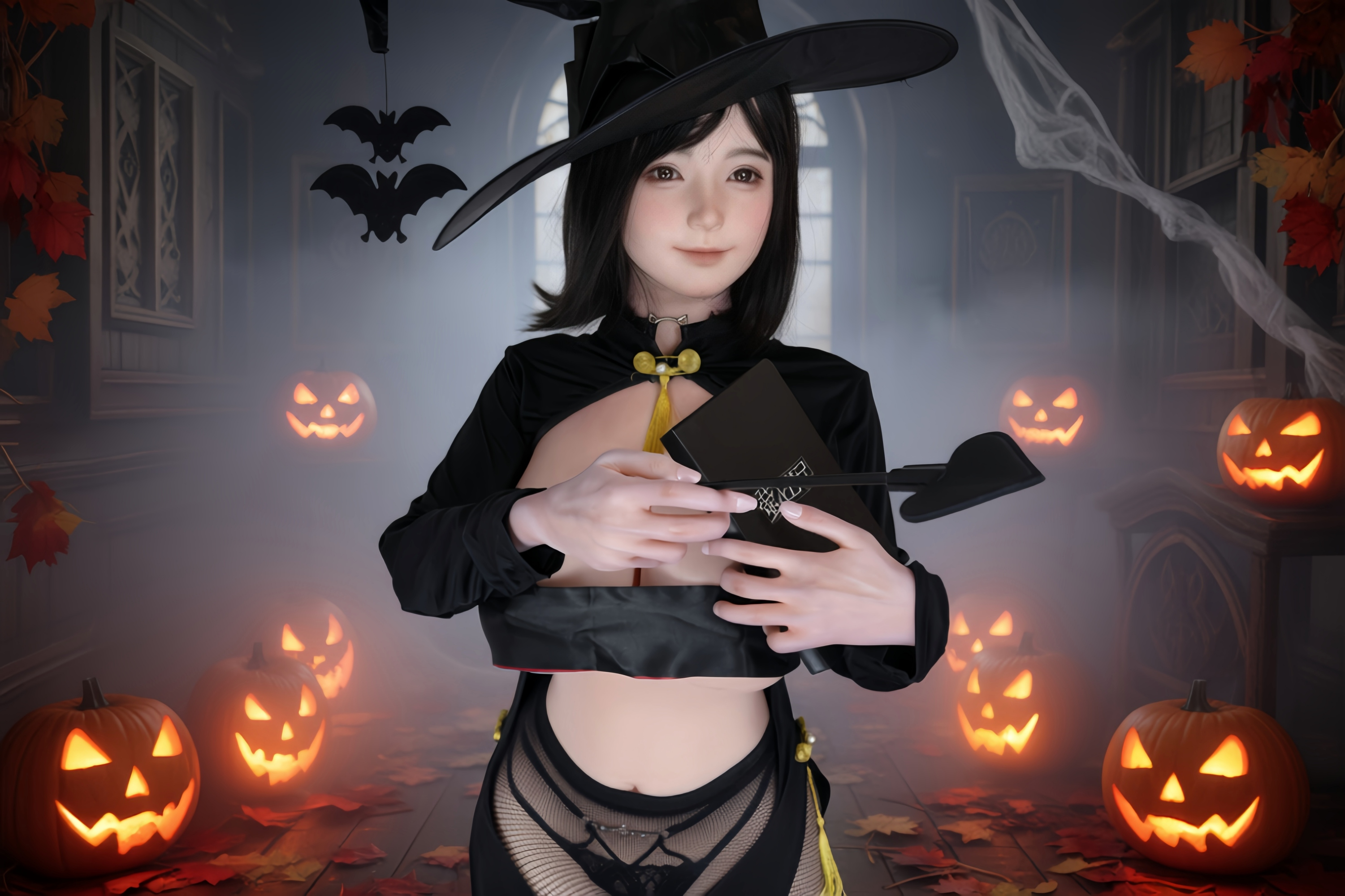 [萤火日记160MAX千岛]一定是中了恋爱魔咒，我的小千岛女巫不可能这么可爱！万圣节特辑