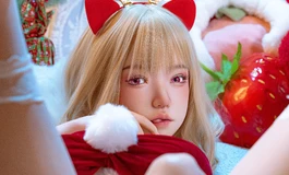 暴雨 153cm 头身一体 4号猫 圣诞节快乐！是谁的小鹿掉购物车了