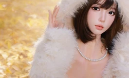 【多图美图预警】冬日的精灵——Shedoll楚玥2.0青苹果定制妆容户外实拍