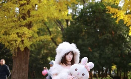 【多图美图预警】冬日的精灵——Shedoll楚玥2.0青苹果定制妆容户外实拍