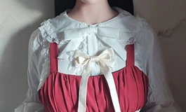 四公主的红色lolita大裙子