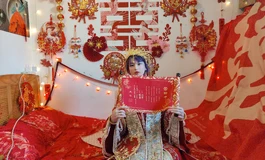 婚礼进行时 与梦英的婚礼 祝福我们吧！执子之手与子偕老！这就是爱情！新娘172木木夕梦英