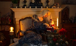 【海外党】新人首帖：作品《圣诞诱惑》｜人造人/Gynoid Lori 22R 拍摄拙作，请指教