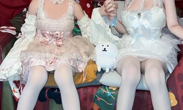 熙熙和南溪的双子姐妹洛丽塔下午茶