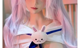 156松骨架皮纹硅胶顾小雨cos 拉菲兔女郎强势卖家秀图