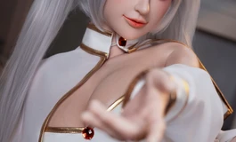 【高能预警】实战-cosplay套装MRL163Elven，这水光肌你们就说得不得劲吧