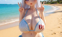 【鬼父荣誉出品】【参赛作品】[140L]巨乳萝莉妈妈之和晴香妈妈去海边玩