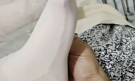 精致的海绵模特