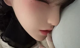 粉猫儿头雕——沉睡的小雪