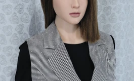 格子拼色裙女子，书香世家，气质非凡